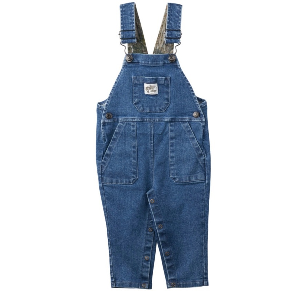 9 Months - Denim Bass Pro Shops Overalls ✨🎣
